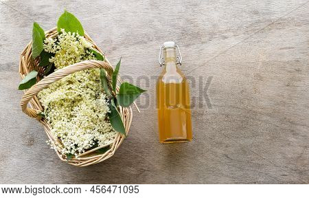 Sweet, Seasonal Elderflower Lemonade Made With Cordial, Lemons, And Honey Instead Of Sugar. Summer D
