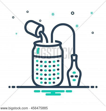 Mix Icon For Biol Composting  Gallon Liquid Compost Organic Manure