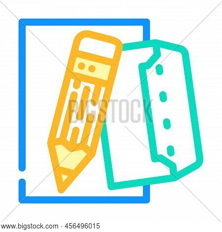 Email Copywriting Color Icon Vector. Email Copywriting Sign. Isolated Symbol Illustration