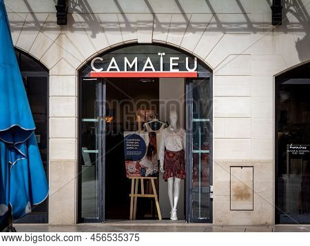 Bordeaux, France - February 22, 2022: Camaieu Logo In Front Of Their Shop For Bordeaux. Camaieu Is A