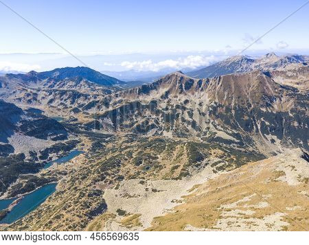 Aerial View Of Pirin Mountain Near Polezhan Peak, Bulgaria