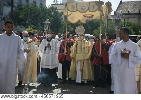 Procession On Corpus Christi Holiday