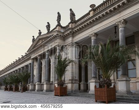 Mill Colonnade Or Mlynska Kolonada In Carlsbad, Karlovy Vary, Czech Republic