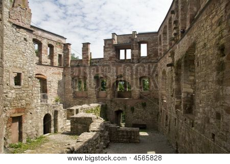 Castello rovina Kranichfeld