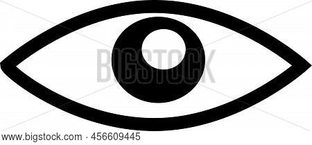 Visible Opened Eye Vector Design..eps