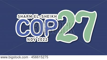 Template For Cop 27 2022 In  Sharm El-sheikh In November 2022. International Climate Summit Banner. 