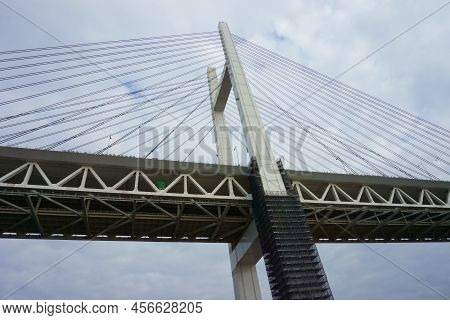 Yokohama Bay Bridge Is An 860 Metres Crosses Tokyo Bay