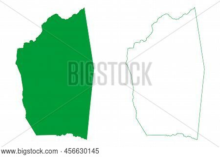 Fatima Municipality (bahia State, Municipalities Of Brazil, Federative Republic Of Brazil) Map Vecto