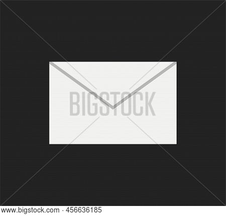 Mail Envelop Illustration. Message Line Icon For Web And Print