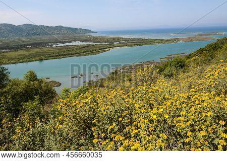 Vivari Channel At Butrinto On Albania