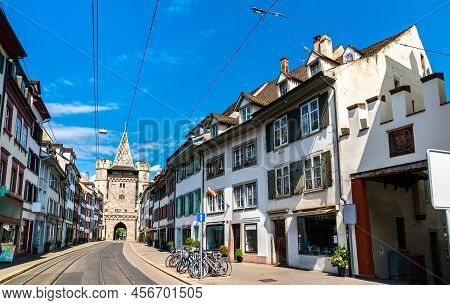 Spalentor, A Historic City Gate In Basel, Switzerland