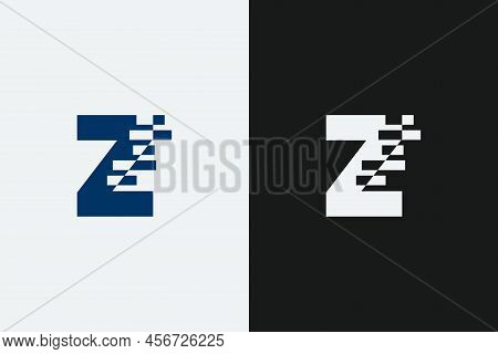 Z Letter Iconic Transformation Shape Vector Logo Design. Creative Brand Logo Illustration. Z Typogra