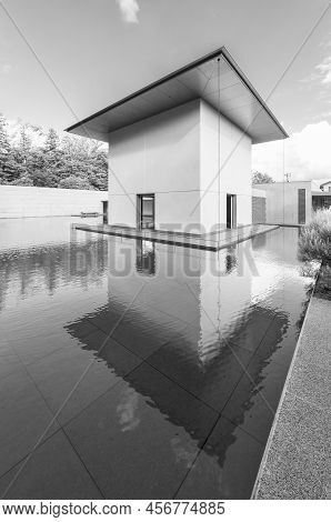 Kanazawa, Japan - June 02, 2017: The D.t. Suzuki Museum. The Museum Commemorates The Works Of Daiset