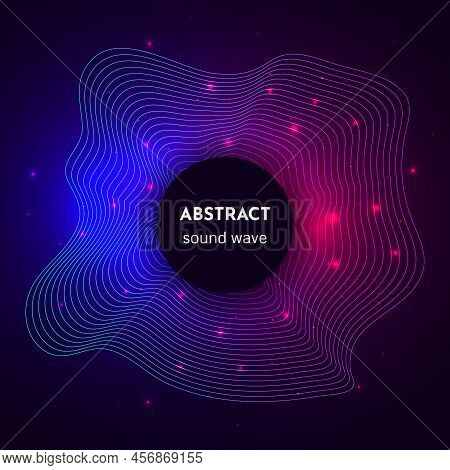 Sound Circular Wave With Light Effects