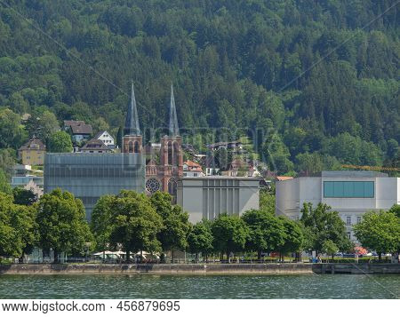 the city of lindau at the lake constance