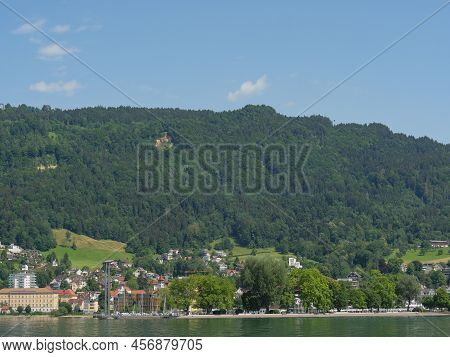 the city of lindau at the lake constance