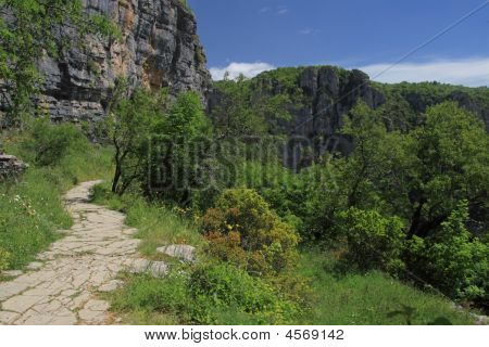 Landsbyen af Zagoria Epirus Grækenland