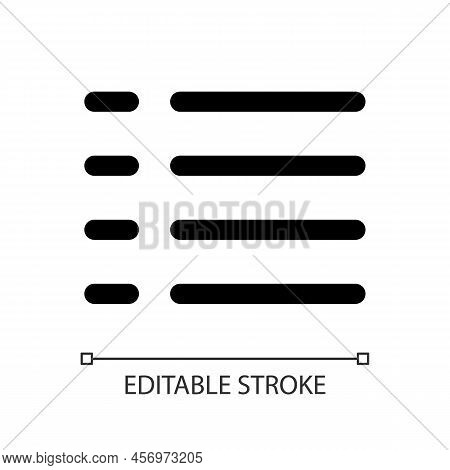 Playlist White Linear Ui Icon. Sequence Of Video Files. Mediaplayer Interface. Gui, Ux Design. Outli