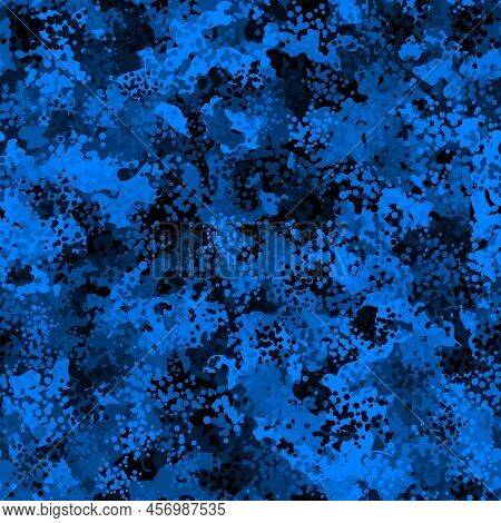 Seamless Camouflage Pattern. Repeating Digital Dotted Flecktarn Camo
