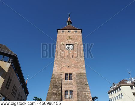 Weisser Turm White Tower In Nuernberg
