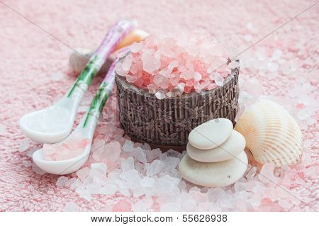 Bath salt. Pink