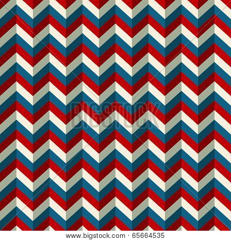 Retro Background American Patriotic Colors