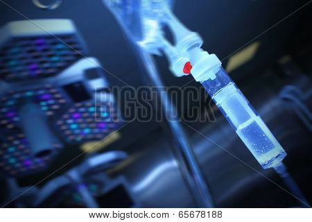 Iv Drip In The Operating Room