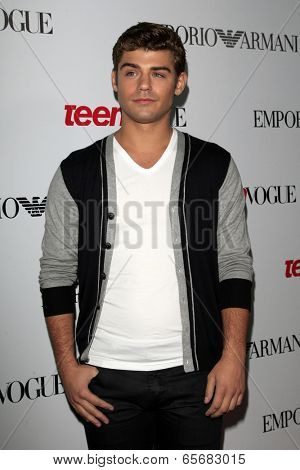 LOS ANGELES - SEP 27:  Garrett Clayton at the Teen Vogue's 10th Annual Young Hollywood Party at Private Location on September 27, 2012 in Beverly Hills, CA