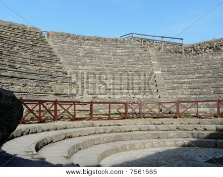 Roman theater at the ancient Roman city of Pompeii