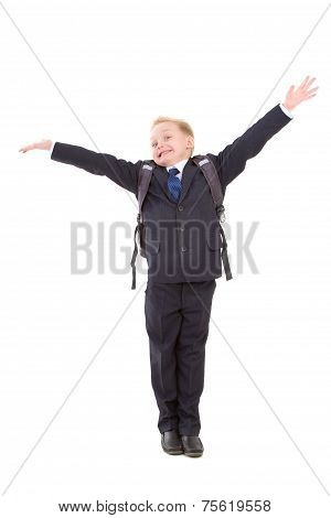 School Boy in suit