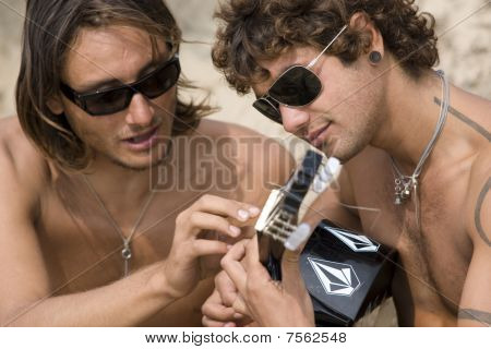 Dos guitarristas