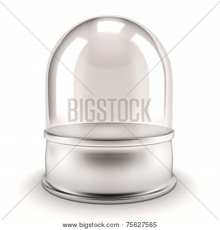 Empty Dome Isolated On White