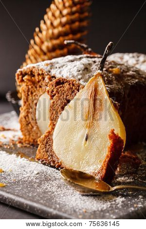 winter pear cake