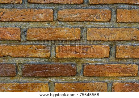 Close Up Of A Brick-wall, Texture Background