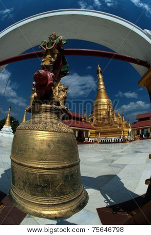 Bell In Myanmar Temple .
