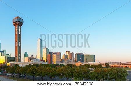 Overview Of Downtown Dallas