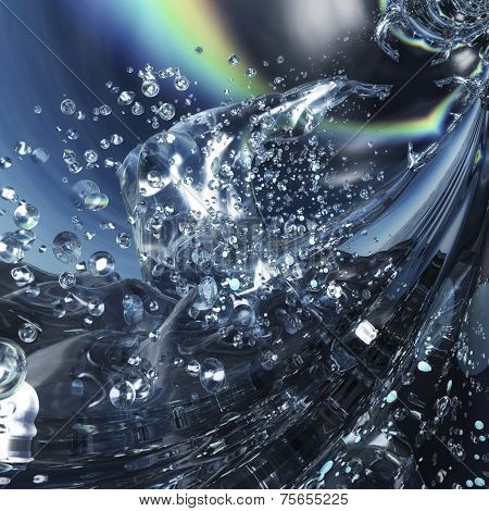 Splashing Water