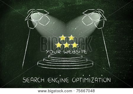 Seo, Search Engine Optimization, Spotlight Design