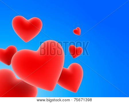 3d hearts