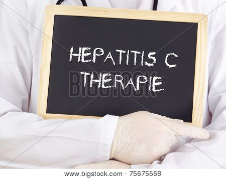 Doctor Shows Information: Hepatitis-c-therapy In German