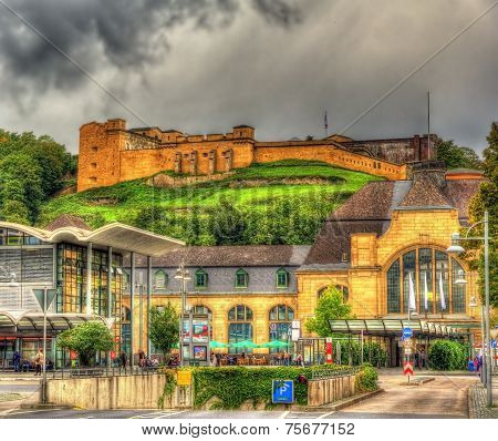 Fort Konstantin And Railway Station In Koblenz, Germany