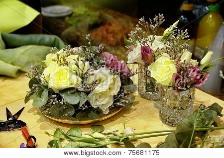 Three bouquets