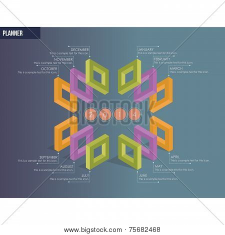 Modern Design Planner - Calendar