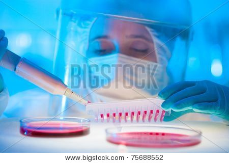 Working in the laboratory with a high degree of protection