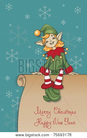 Christmas Santa Elf design