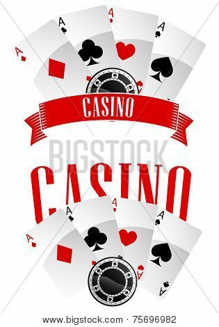 Casino signs or emblems