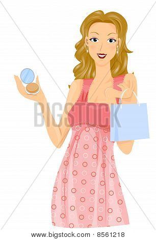 Make-up-Mädchen