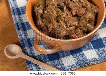 Traditional Polish Sauerkraut.