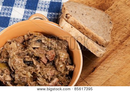 Traditional Polish Sauerkraut.