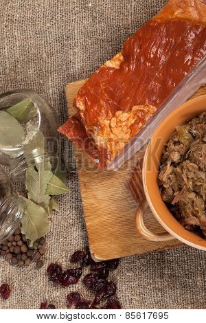 Traditional Polish Sauerkraut.